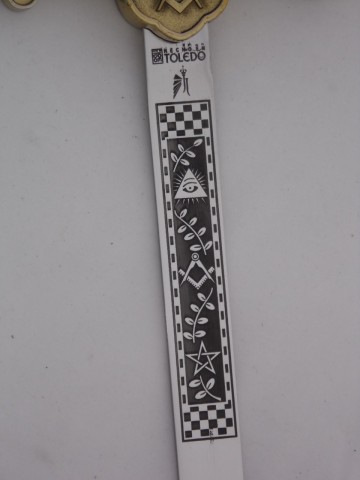 ESPADA MASONICA RECTA (BRONCE)
